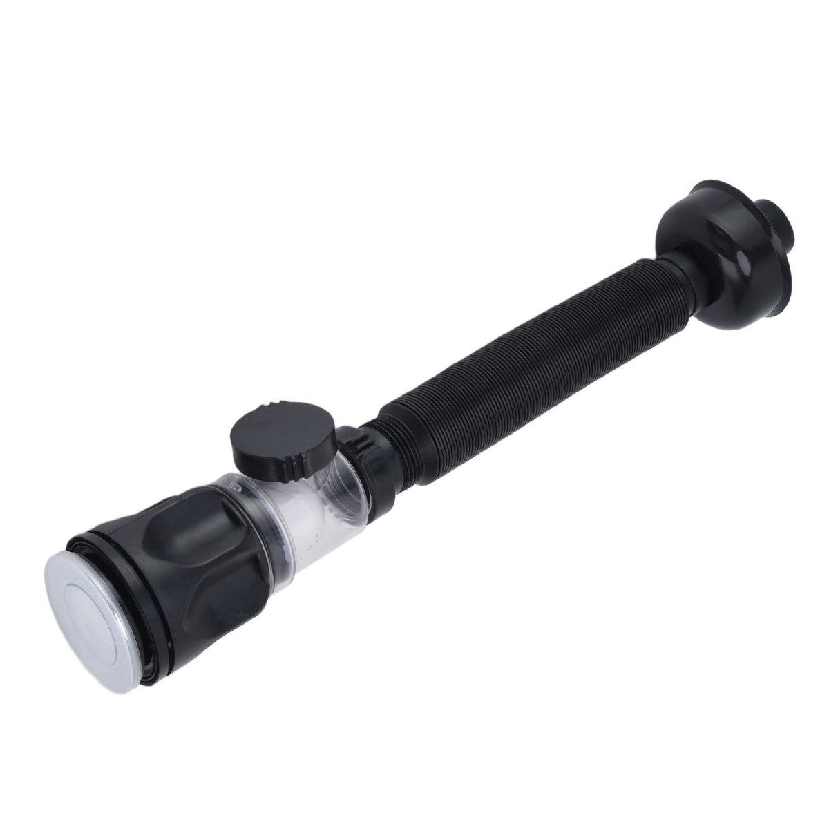 Basin Drain Pipe Wash Basin Sink Drain Hose Flexible PVC Water Pipe for Kitchen Bathroom BlackMulti Function with Bounce