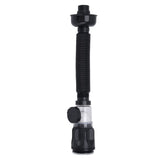 Basin Drain Pipe Wash Basin Sink Drain Hose Flexible PVC Water Pipe for Kitchen Bathroom BlackMulti Function with Bounce - Close-Up Angle