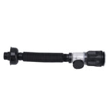 Basin Drain Pipe Wash Basin Sink Drain Hose Flexible PVC Water Pipe for Kitchen Bathroom BlackMulti Function with Bounce - Low Angle