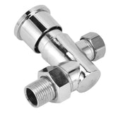 Flashing Valve G1/2 Zinc Alloy Manual Hand Pressing Delayed Durable Glossy Surface Hand Pressing Flashing Valve