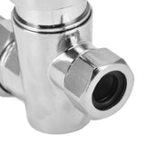 Flashing Valve G1/2 Zinc Alloy Manual Hand Pressing Delayed Durable Glossy Surface Hand Pressing Flashing Valve