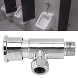 Flush Valve with Hand Push Button Zinc Alloy Toilet Repair Kit Tank Parts Replacement G1/2
