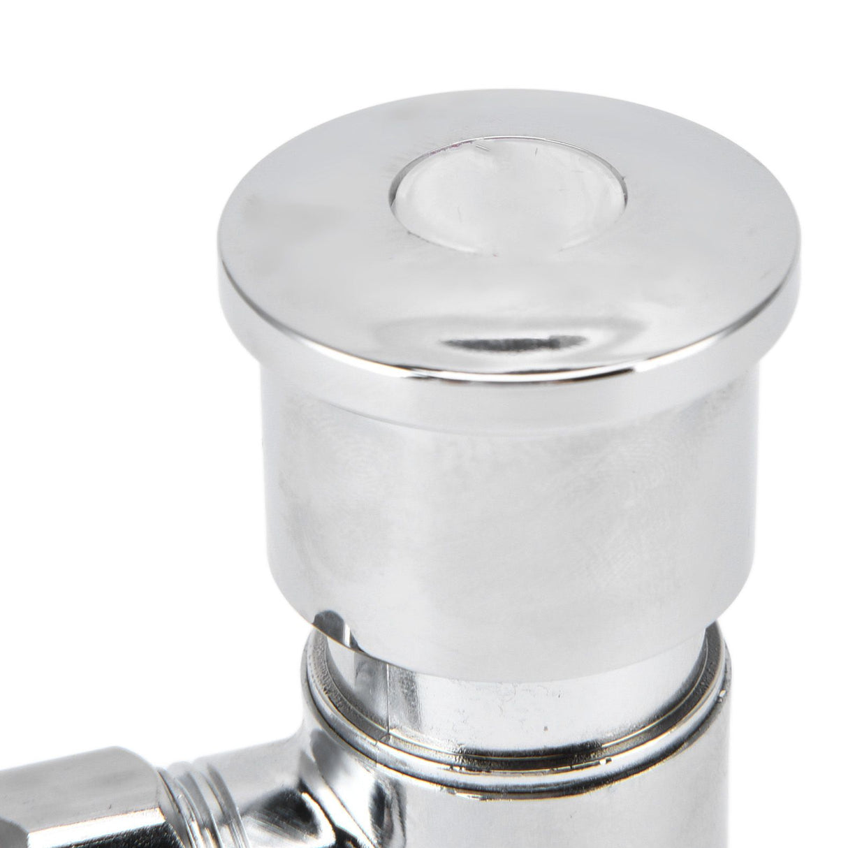 Flush Valve with Hand Push Button Zinc Alloy Toilet Repair Kit Tank Parts Replacement G1/2