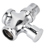 Urinal Flush Valve with Push Button Toilet Delay Flushing Valve Toilet Tank Parts Replacement DN20 DN25 - Side View