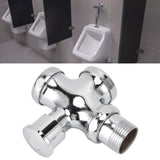 Urinal Flush Valve with Push Button Toilet Delay Flushing Valve Toilet Tank Parts Replacement DN20 DN25 - Extra Image