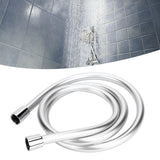 Shower Head High Pressure Hose PVC Shower Tube Anti Explosion with G1/2 Thread for Household Bathroom