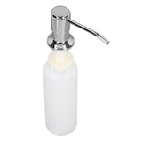 300ml Sink Soap Dispenser Lotion Pump Dispenser 304 Stainless Steel Lotion Dispenser for Kitchen Chromeplate