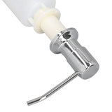 300ml Sink Soap Dispenser Lotion Pump Dispenser 304 Stainless Steel Lotion Dispenser for Kitchen Chromeplate
