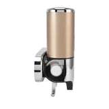 Wall Mount Soap Shower Dispenser Dual Pump 2 Separate Compartments Reusable Space Saving Shampoo Conditioner Dispenser 9506G Gold 1000ML