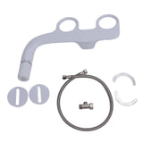 G1/2 Toilet Bidet Attachment Set ABS Dual Nozzle Bathroom Bidet Water Sprayer for Household - Front View