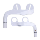 G1/2 Toilet Bidet Attachment Set ABS Dual Nozzle Bathroom Bidet Water Sprayer for Household
