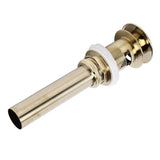 Pop Up Basin Drain Copper G1/4 Brushed Gold Corrosion Resistant Easy Installation Bathroom Washbasin Sink Drain