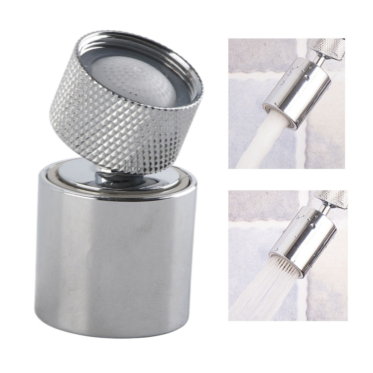 Sink Nozzle Kitchen Faucet Sprayer Head Rotating Faucet Head Spray Proof Wide Angle for Household