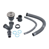 Kitchen Sink Strainer Drain Hose Single Sink Drain Set Kitchen Drain Fittings Appliances