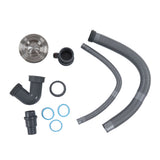 Kitchen Sink Strainer Drain Hose Single Sink Drain Set Kitchen Drain Fittings Appliances - Front View