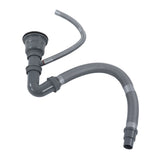 Kitchen Sink Strainer Drain Hose Single Sink Drain Set Kitchen Drain Fittings Appliances - Top-Down View