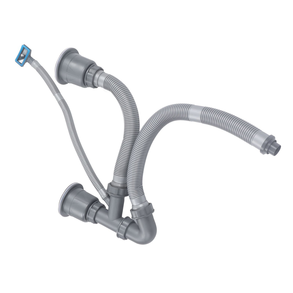 Kitchen Sink Double Hose Drain Kit Quick Draining Expandable Multiple Deodorants Universal Drain Kit for Kitchen Sink