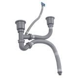 Kitchen Sink Double Hose Drain Kit Quick Draining Expandable Multiple Deodorants Universal Drain Kit for Kitchen Sink - Extra Image