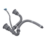 Kitchen Sink Double Hose Drain Kit Quick Draining Expandable Multiple Deodorants Universal Drain Kit for Kitchen Sink
