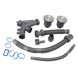 Sink Drain Assembly Kit Quick Connect Functional Bathroom Sink Drain for Home Kitchen - Front View