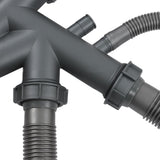 Sink Drain Assembly Kit Quick Connect Functional Bathroom Sink Drain for Home Kitchen - Extra Image