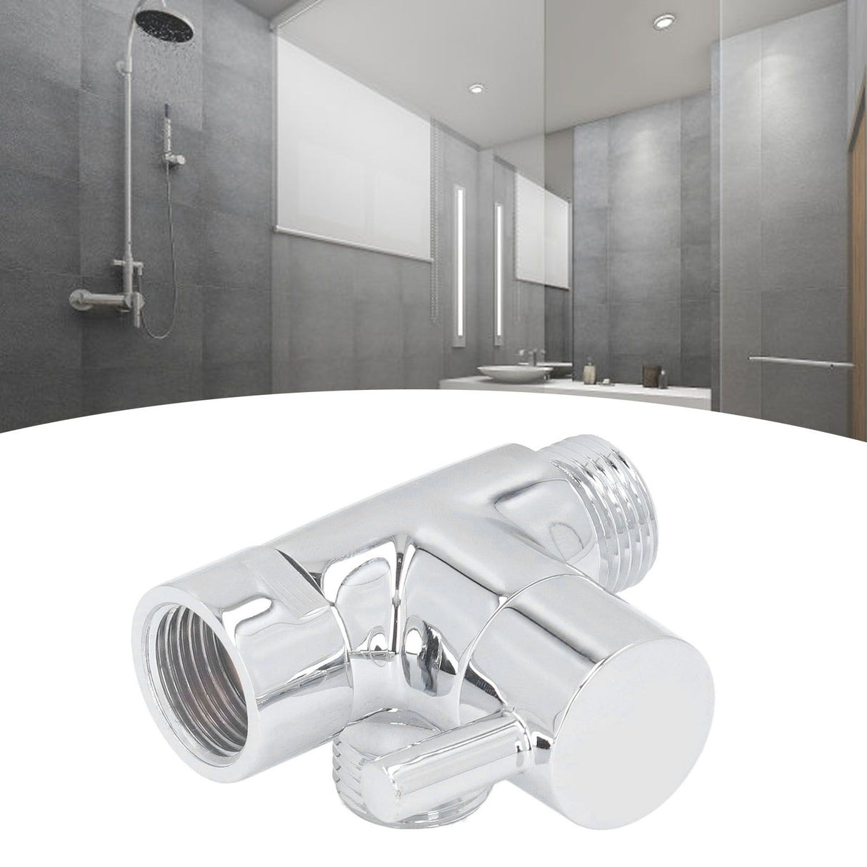 Shower Arm Diverter Professional Metal Shower Arm Diverter Valve for Hand Shower Head