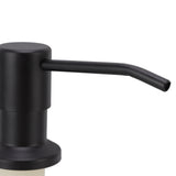 300ml Kitchen Sink Soap Dispenser Stainless Steel 360° Rotation Multifunctional Soap Dispenser for Kitchen Black - Extra Image