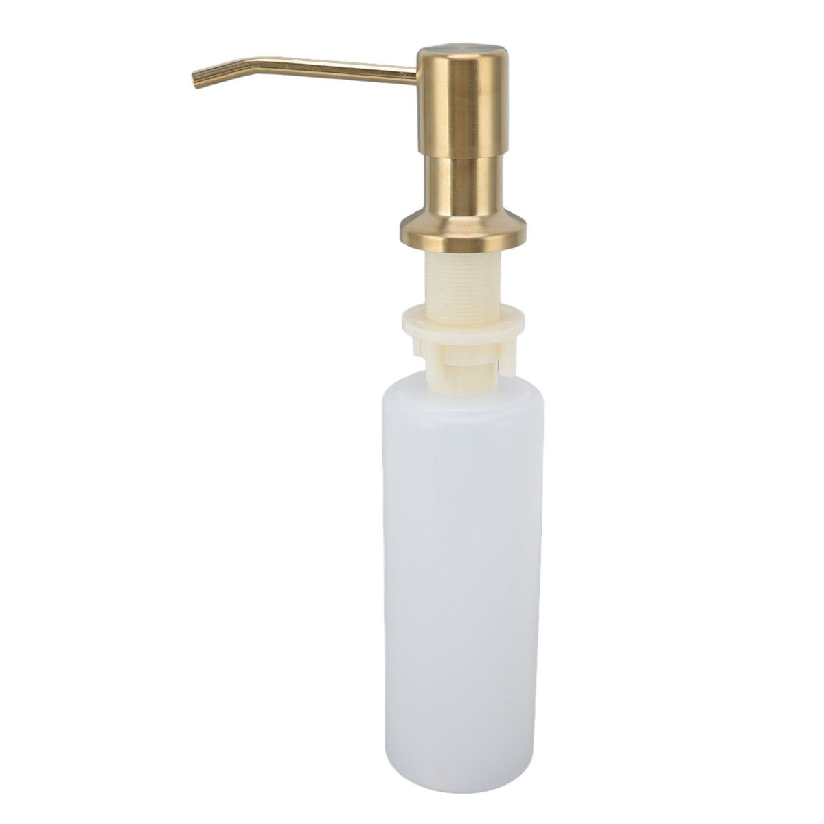 300ml Kitchen Sink Soap Dispenser Stainless Steel 360° Rotation Multifunctional Soap Dispenser for Kitchen Gold