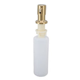 300ml Kitchen Sink Soap Dispenser Stainless Steel 360° Rotation Multifunctional Soap Dispenser for Kitchen Gold