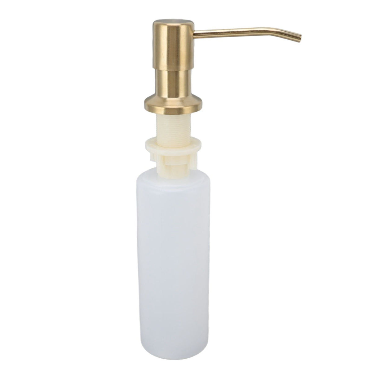 300ml Kitchen Sink Soap Dispenser Stainless Steel 360° Rotation Multifunctional Soap Dispenser for Kitchen Gold