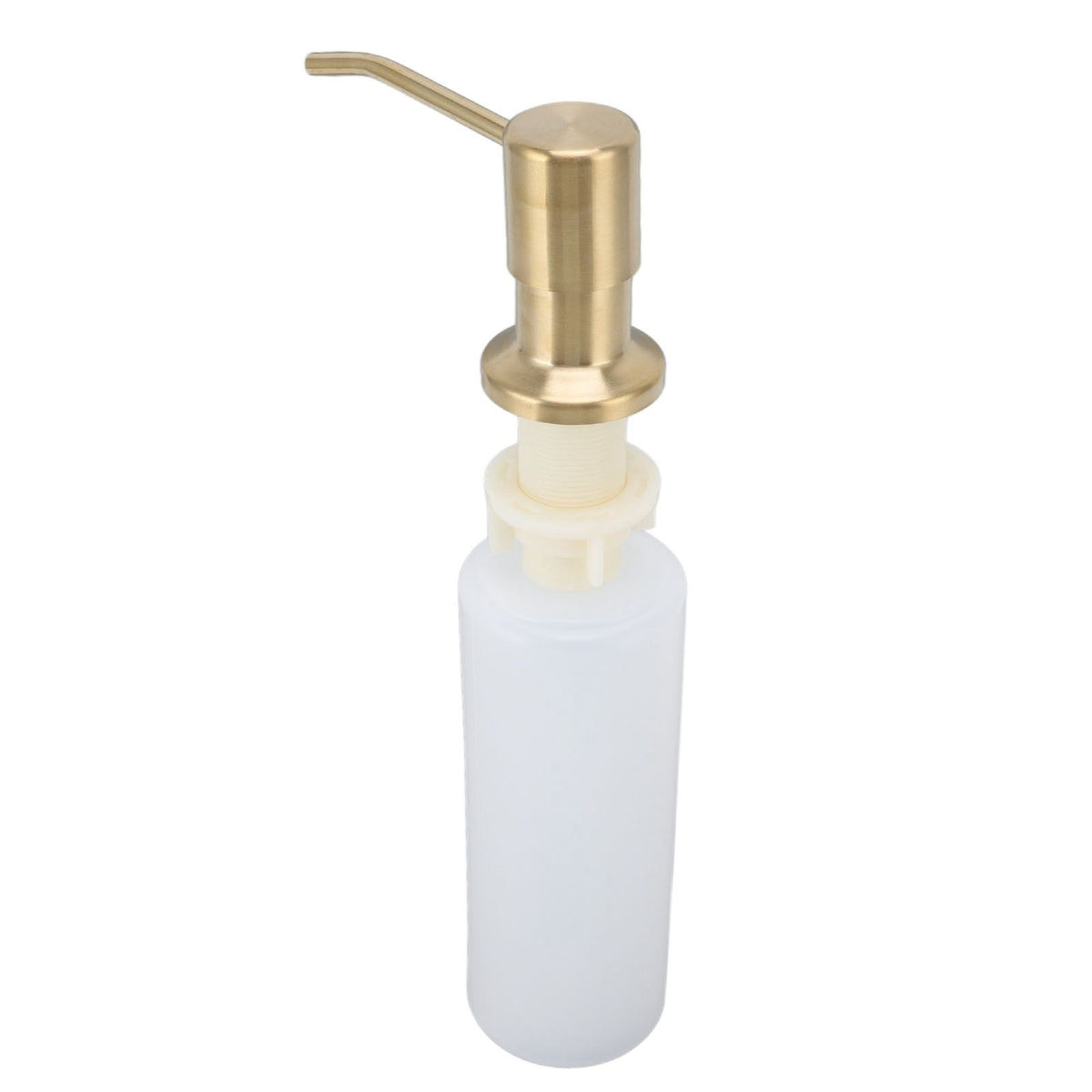300ml Kitchen Sink Soap Dispenser Stainless Steel 360° Rotation Multifunctional Soap Dispenser for Kitchen Gold