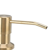 300ml Kitchen Sink Soap Dispenser Stainless Steel 360° Rotation Multifunctional Soap Dispenser for Kitchen Gold