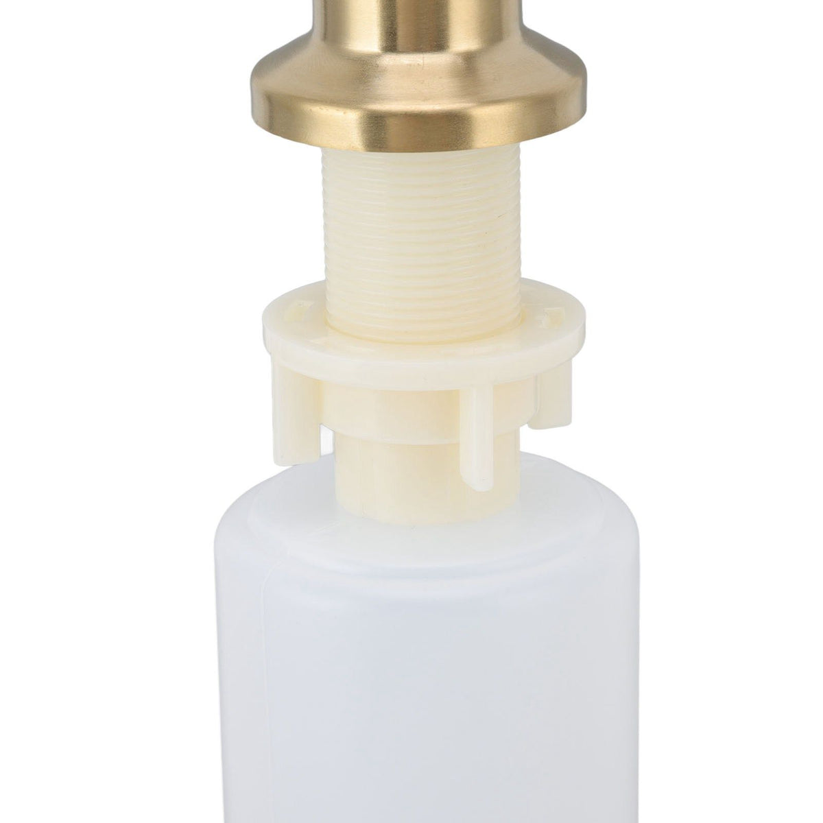 300ml Kitchen Sink Soap Dispenser Stainless Steel 360° Rotation Multifunctional Soap Dispenser for Kitchen Gold