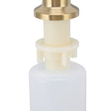 300ml Kitchen Sink Soap Dispenser Stainless Steel 360° Rotation Multifunctional Soap Dispenser for Kitchen Gold
