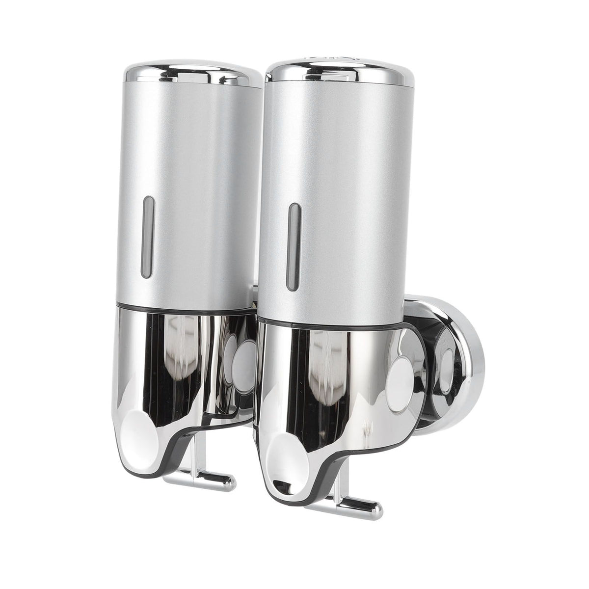 Soap Dispenser Dual Pump 1000ml Wall Mounted Easily Refilled Reusable Shampoo Dispenser for Bathroom Hotel