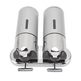 Soap Dispenser Dual Pump 1000ml Wall Mounted Easily Refilled Reusable Shampoo Dispenser for Bathroom Hotel
