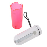 Portable Bidet 230ml USB Rechargeable Efficient Water Saving Simple Operation Portable Bidet Sprayer for Toilet Travel Red Bottle