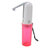 Portable Bidet 230ml USB Rechargeable Efficient Water Saving Simple Operation Portable Bidet Sprayer for Toilet Travel Red Bottle - 45-Degree Angle