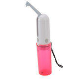Portable Bidet 230ml USB Rechargeable Efficient Water Saving Simple Operation Portable Bidet Sprayer for Toilet Travel Red Bottle - Rear View