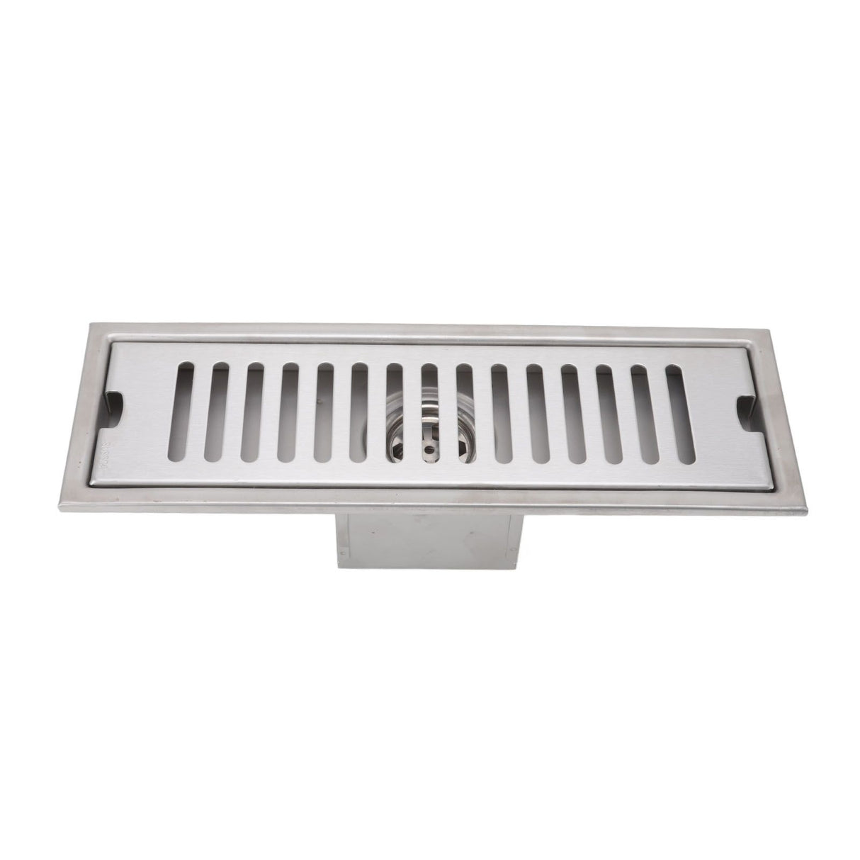 12 Inch Linear Shower Drain Rectangular Shower Floor Drain Channel Quick Drainage with Anti Odor Check Valve for Bathroom Kitchen