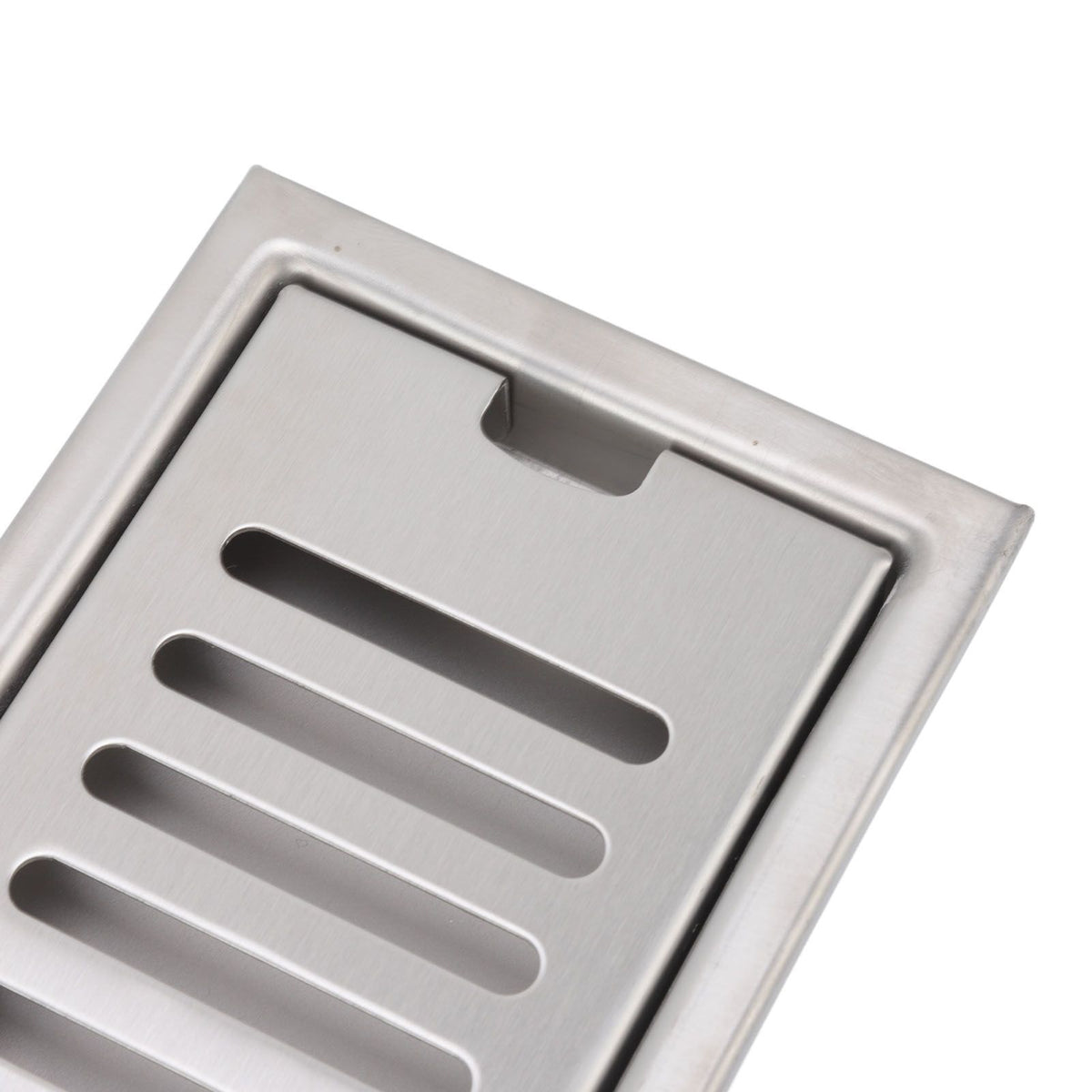 12 Inch Linear Shower Drain Rectangular Shower Floor Drain Channel Quick Drainage with Anti Odor Check Valve for Bathroom Kitchen