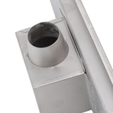 12 Inch Linear Shower Drain Rectangular Shower Floor Drain Channel Quick Drainage with Anti Odor Check Valve for Bathroom Kitchen
