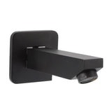 G1/2 Copper Bathtub Faucet Concealed Seamless Bathroom Tub Spout for Bathroom Black - Side View