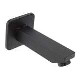 G1/2 Copper Bathtub Faucet Concealed Seamless Bathroom Tub Spout for Bathroom Black - Top-Down View