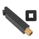 G1/2 Copper Bathtub Faucet Concealed Seamless Bathroom Tub Spout for Bathroom Black - Extra Image