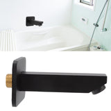G1/2 Copper Bathtub Faucet Concealed Seamless Bathroom Tub Spout for Bathroom Black