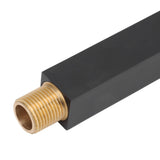 G1/2 Copper Bathtub Faucet Concealed Seamless Bathroom Tub Spout for Bathroom Black