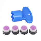 4 Pieces M16.5mm Sink Faucet Aerator 1.2GPM Flow Restrictor Bubble Tap Water Nozzle for Kitchen Bathroom