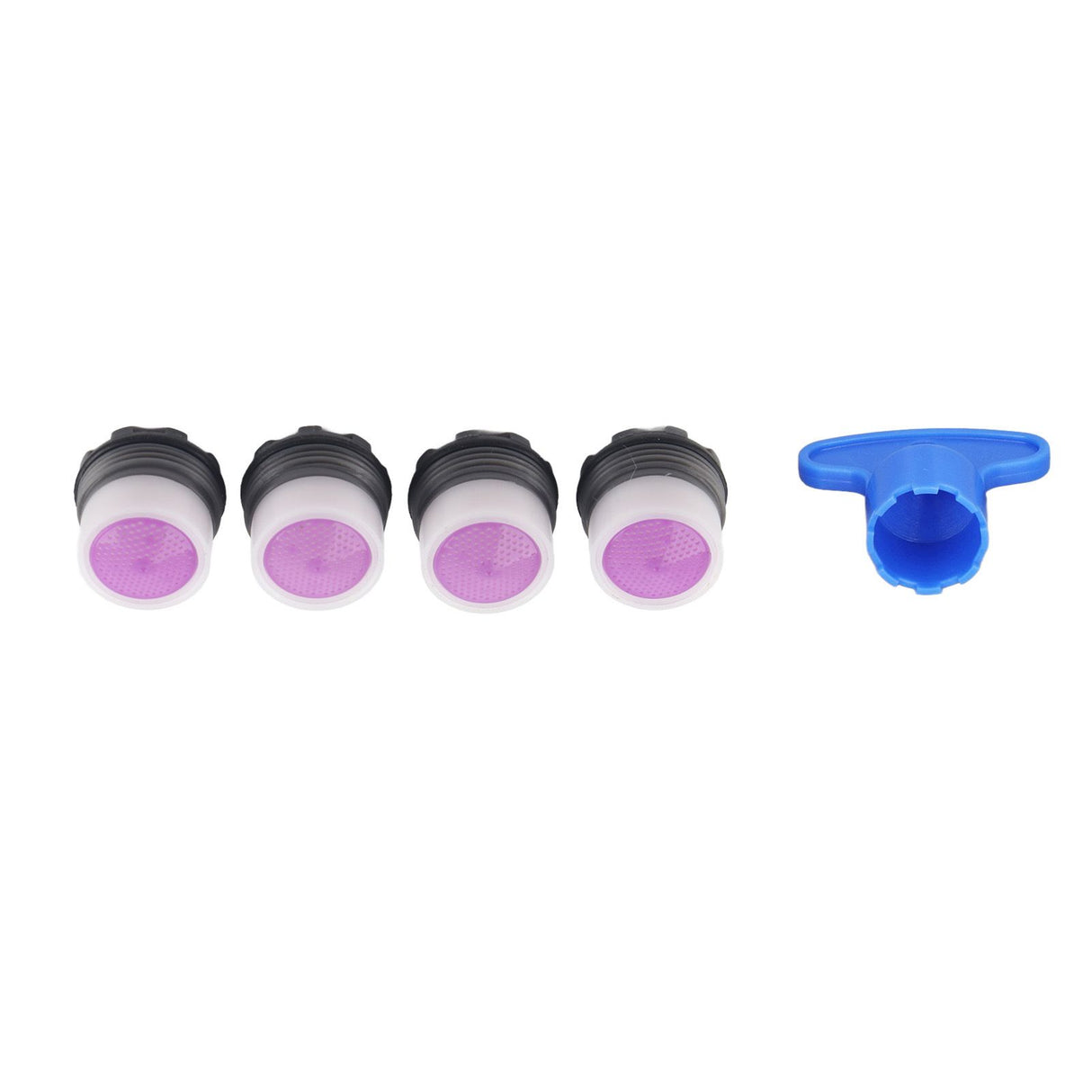 4 Pieces M16.5mm Sink Faucet Aerator 1.2GPM Flow Restrictor Bubble Tap Water Nozzle for Kitchen Bathroom