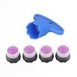4 Pieces M16.5mm Sink Faucet Aerator 1.2GPM Flow Restrictor Bubble Tap Water Nozzle for Kitchen Bathroom